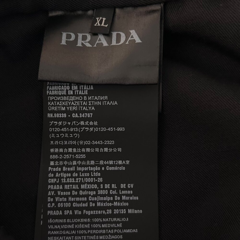 Prada Black Triangle Logo Cargo Pants - Picture 3 of 6
